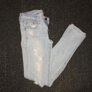 Ripped American Eagle Skinny Jeans